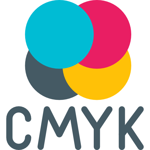 cmyk Pixel Perfect Flat ikona