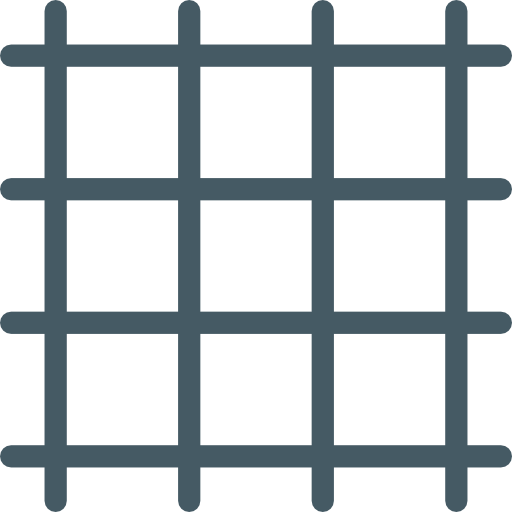 siatka Pixel Perfect Flat ikona