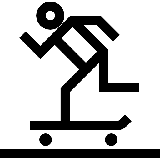 스케이터 Basic Straight Lineal icon