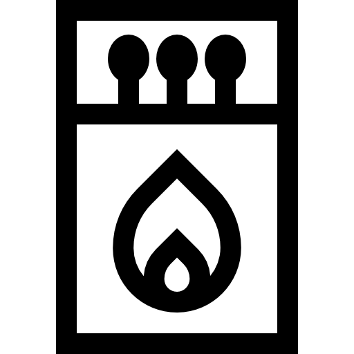 streichhölzer Basic Straight Lineal icon