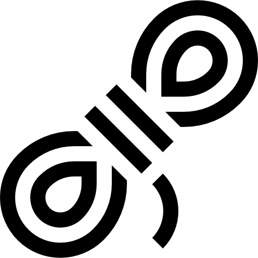 cuerda Basic Straight Lineal icono