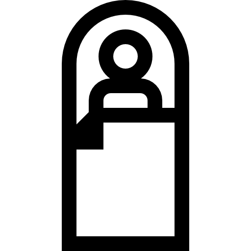 침낭 Basic Straight Lineal icon