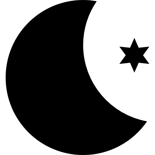 luna Basic Straight Filled icono