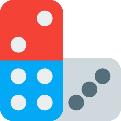 Domino Pixel Perfect Flat icon