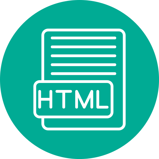 html 파일 Generic Flat icon