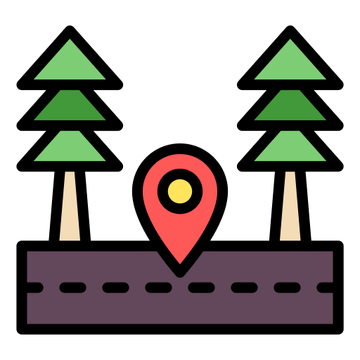 posizione del parco Generic Outline Color icona