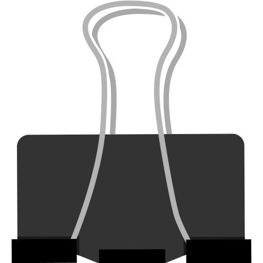 Binder clip Generic Flat icon
