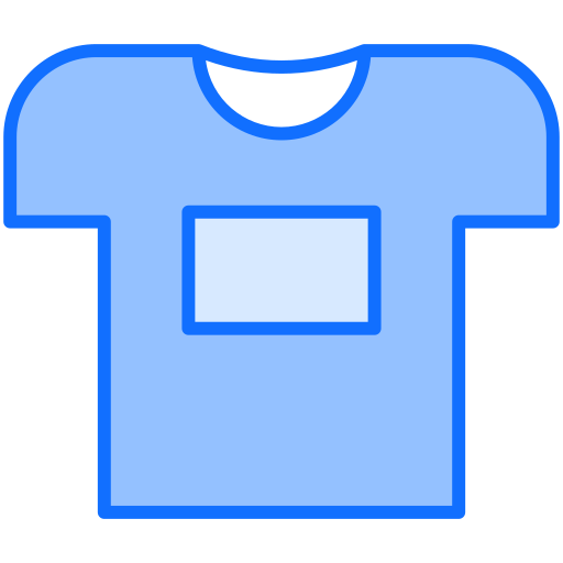 camiseta Generic Blue Ícone