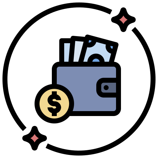 dinero Generic Outline Color icono