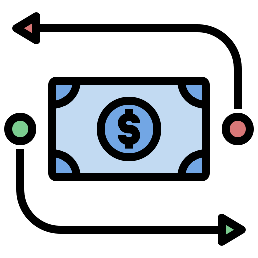 transaction Generic Outline Color Icône