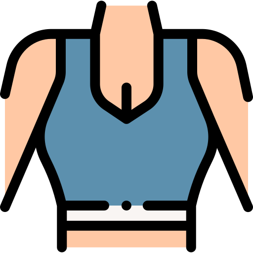 Sport bra Detailed Rounded Lineal color icon