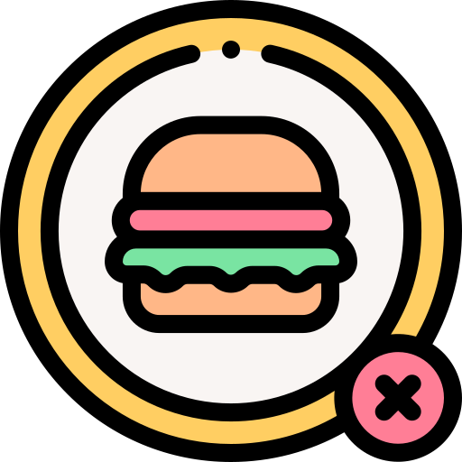 junk food Detailed Rounded Lineal color icon