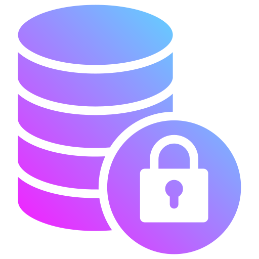 la sicurezza dei dati Generic Flat Gradient icona