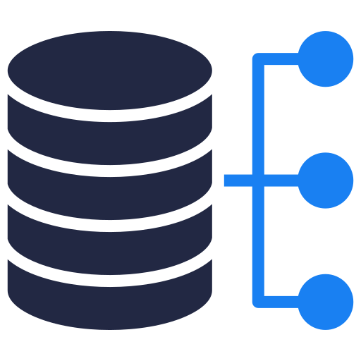 gestión de base de datos Generic Flat icono