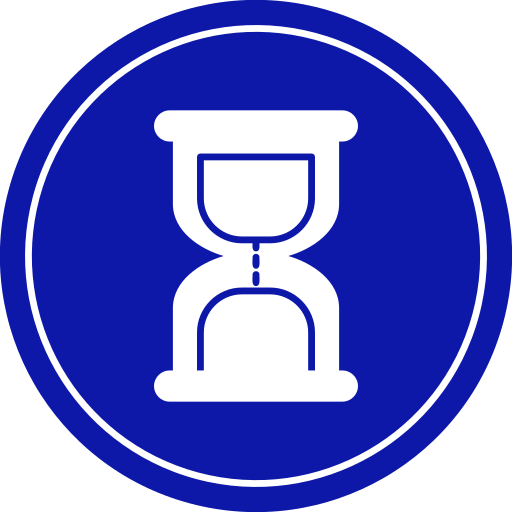 zegar piaskowy Generic Blue ikona