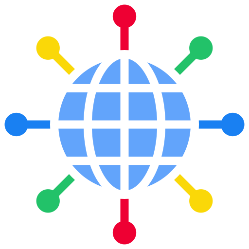 Глобальная сеть Generic Flat иконка