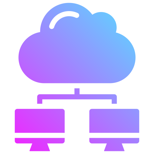 cloud netwerk Generic Flat Gradient icoon