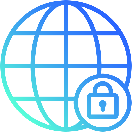 sicurezza internet Generic Gradient icona