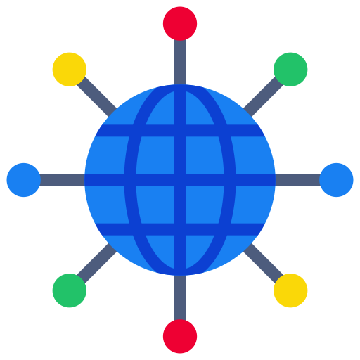 rede global Generic Flat Ícone