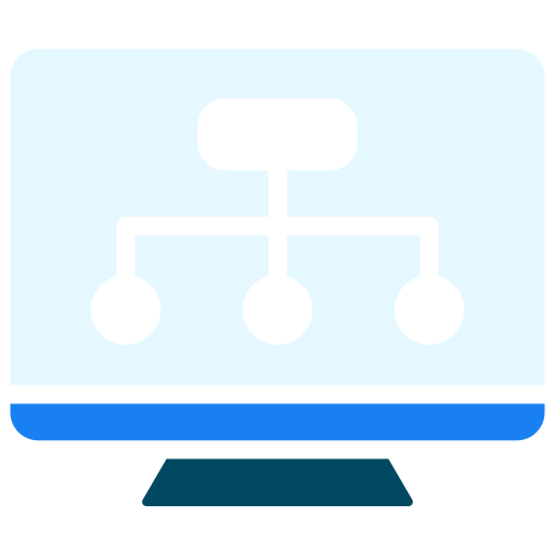 connessione di rete Generic Flat icona