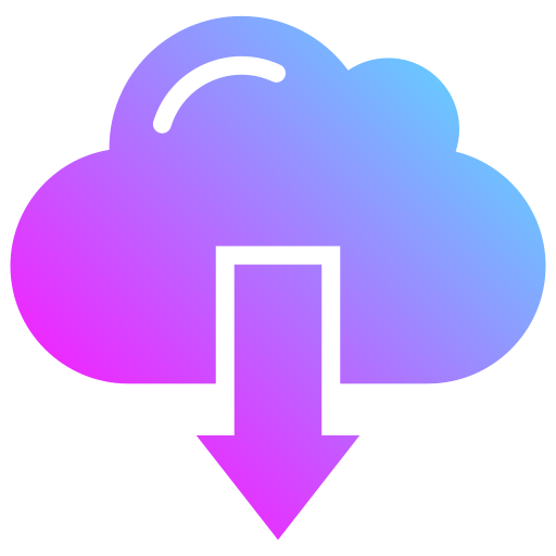 Cloud Download Generic Flat Gradient icon