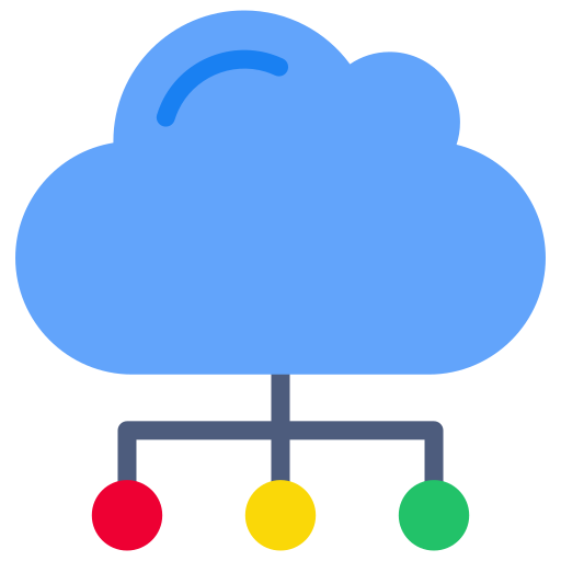 Облачный сервер Generic Flat иконка