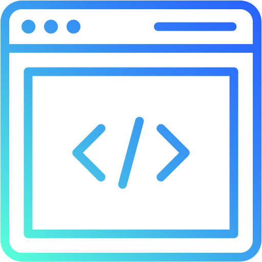 Web development Generic Gradient icon