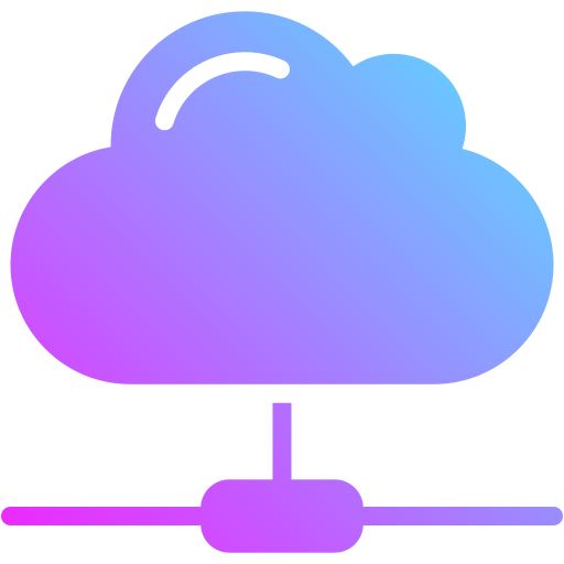 server cloud Generic Flat Gradient icona