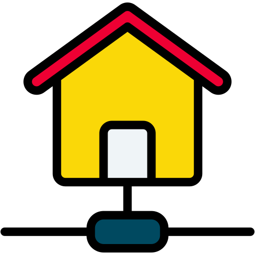 지역 네트워크 Generic Outline Color icon