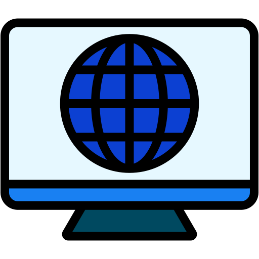 인터넷 브라우저 Generic Outline Color icon