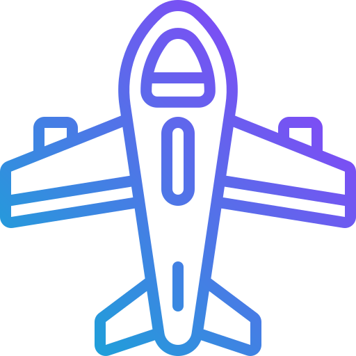 samolot Generic Gradient ikona