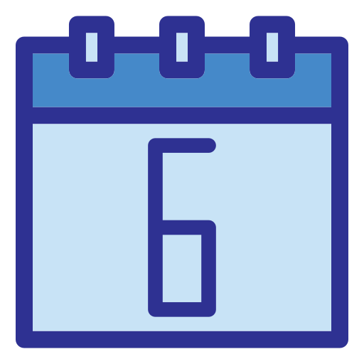 calendario Generic Blue icona