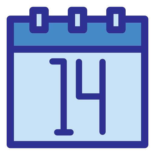 calendario Generic Blue icono