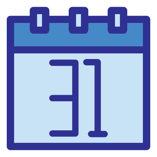 calendario Generic Blue icono