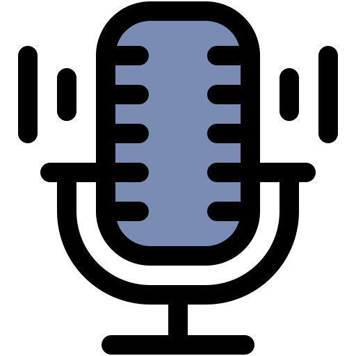マイクロフォン Generic Outline Color icon