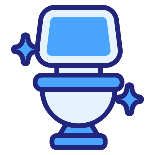 トイレ Generic Blue icon
