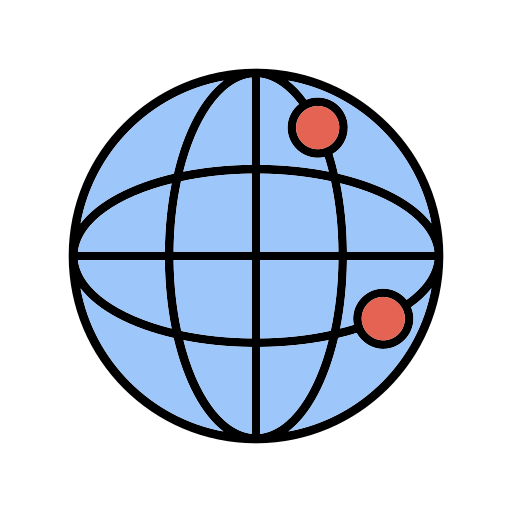 世界的に Generic Outline Color icon