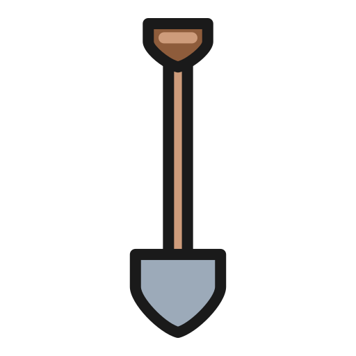Shovel Generic Outline Color icon