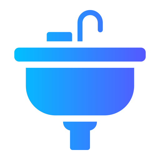 lavabo Generic Flat Gradient icono