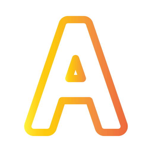 Letter A Generic Gradient icon