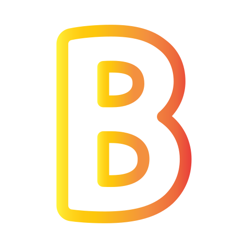 Letter B Generic Gradient icon