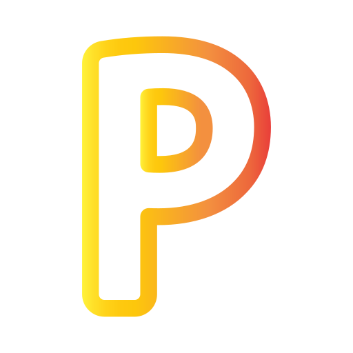 Letter P Generic Gradient icon