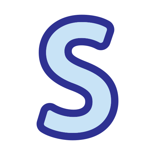 Letter s Generic Blue icon