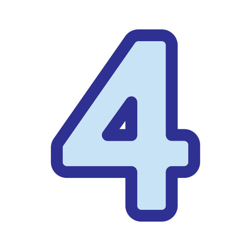 cuatro Generic Blue icono