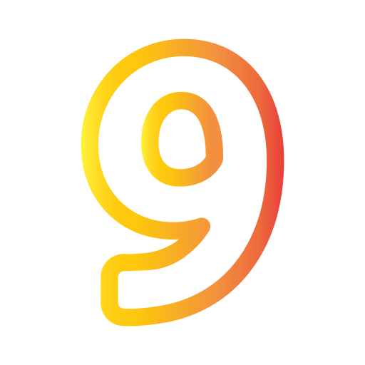 nueve Generic Gradient icono