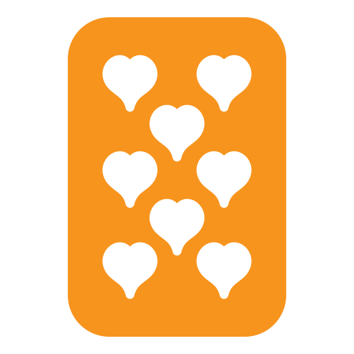 Eight of hearts Generic Flat icon