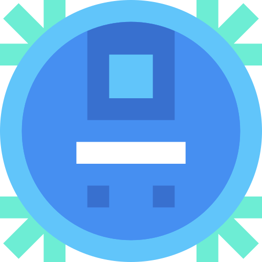Robot vacuum Generic Blue icon
