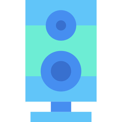 Speaker Generic Blue icon