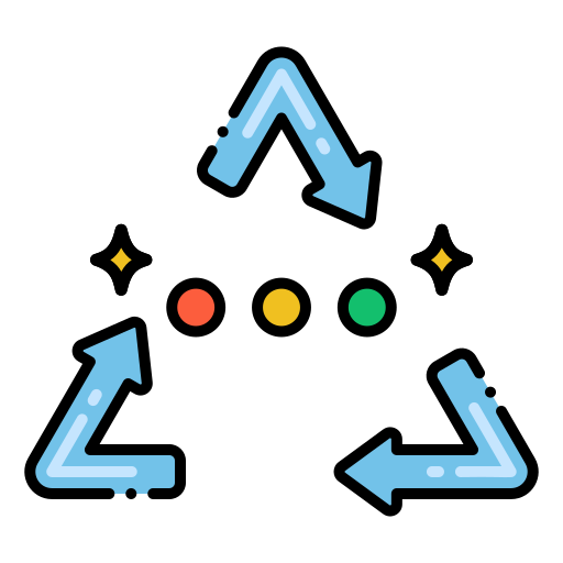 Recycling Generic Outline Color icon