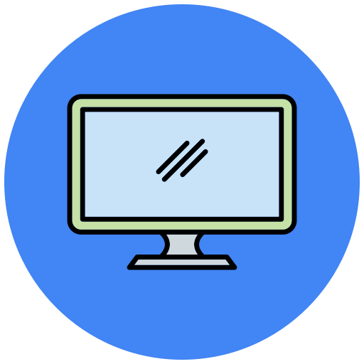 lcd Generic Outline Color icon